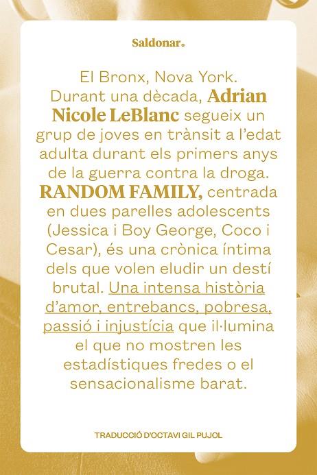 Random Family | 9788419571250 | Adrian Nicole, LeBlanc | Botiga online La Carbonera
