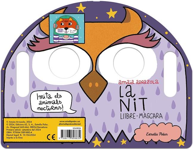 La nit. Llibre-màscara | 9788413898834 | Arrazola, Amaia | Botiga online La Carbonera
