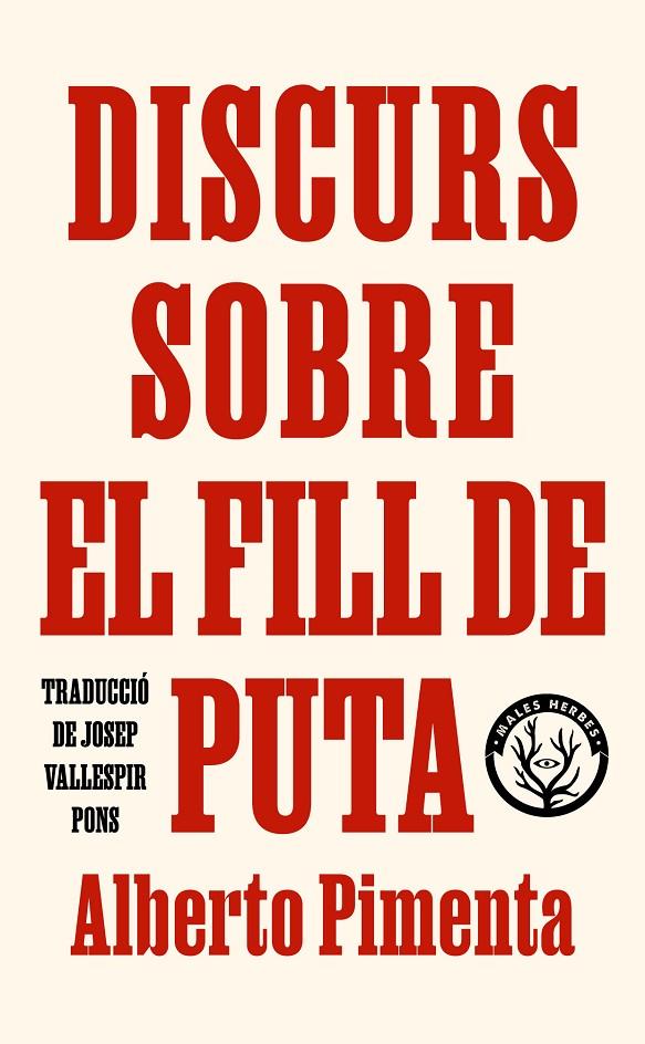 Discurs sobre el fill de puta | 9788412782431 | Pimenta, Alberto | Botiga online La Carbonera