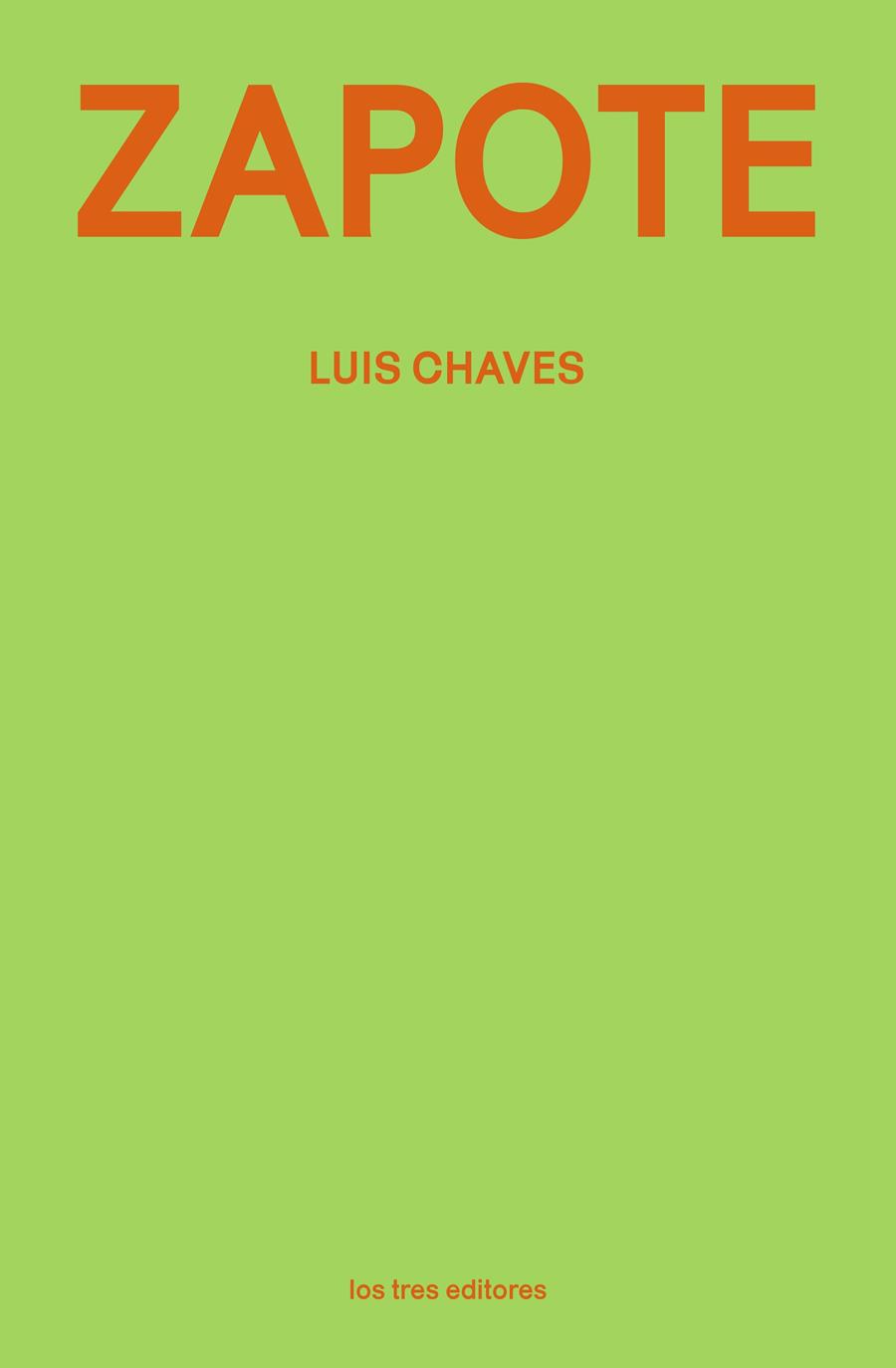 Zapote | 9791399050806 | Chaves, Luis | Botiga online La Carbonera
