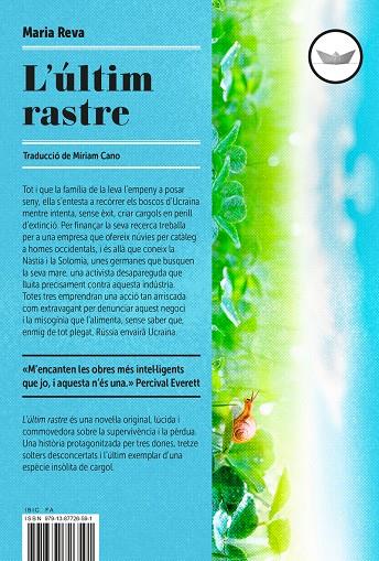 L'ULTIM RASTRE - CAT | 9791387726591 | Reva, Maria | Botiga online La Carbonera