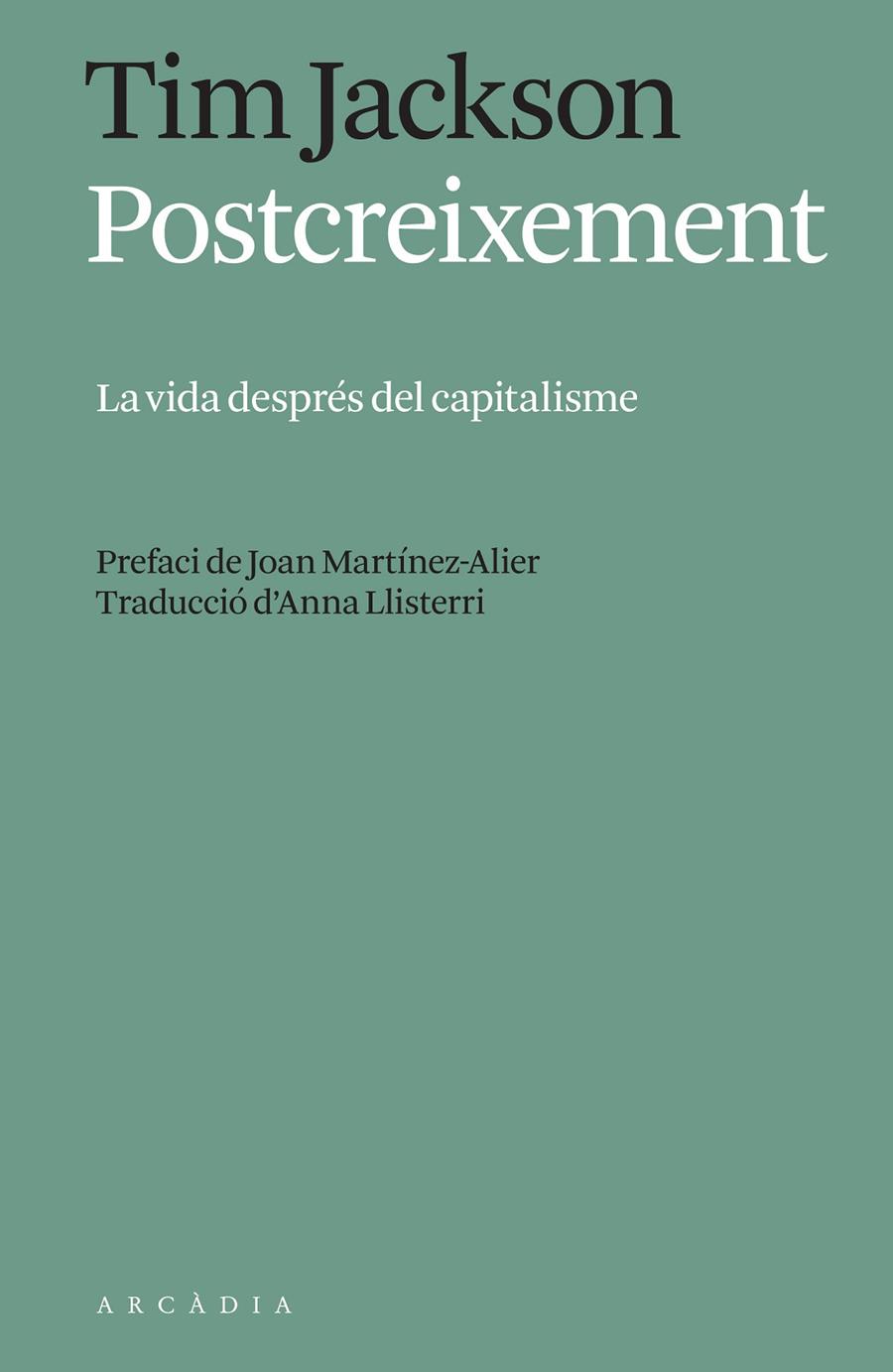 Postcreixement | 9788412542721 | Tim Jackson | Botiga online La Carbonera