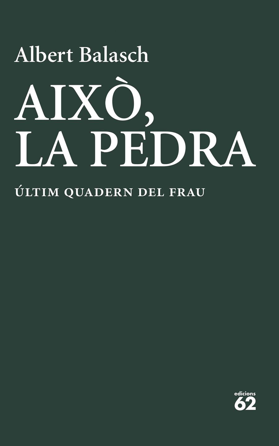 Això, la pedra | 9788429783278 | Balasch Montull, Albert | Botiga online La Carbonera