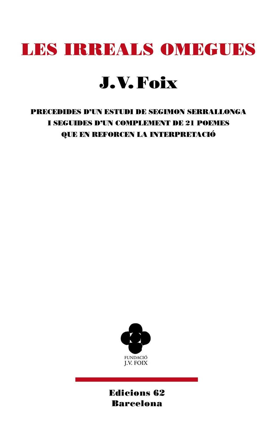 Les irreals omegues | 9788429782295 | Foix i Mas, J. V. | Botiga online La Carbonera