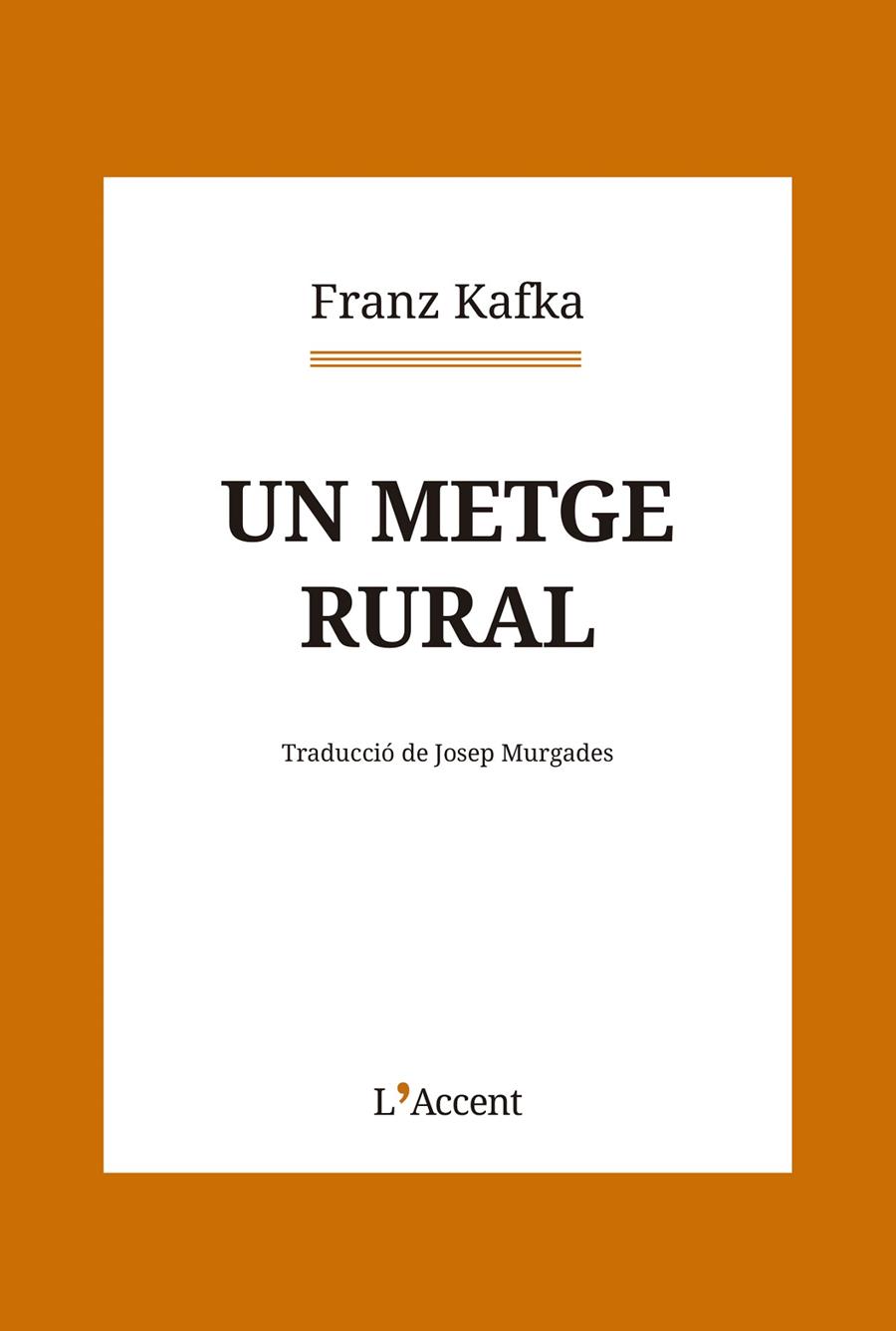 Un metge rural | 9788418680281 | Kafka, Franz | Botiga online La Carbonera