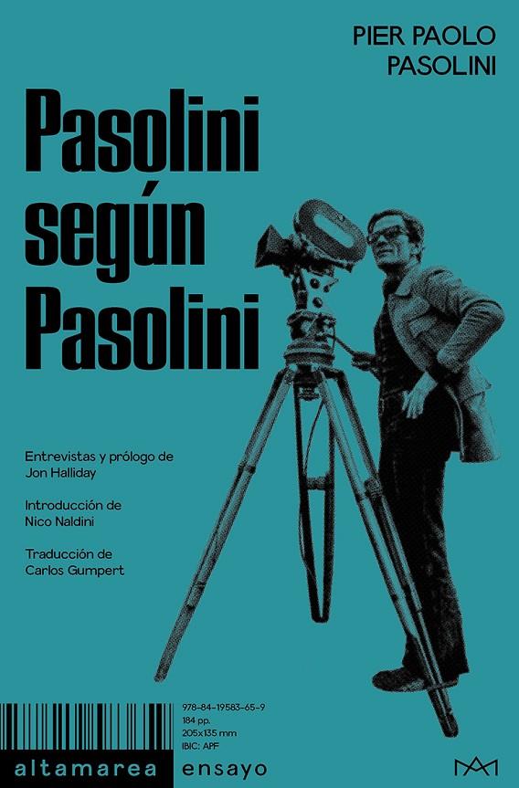 Pasolini según Pasolini | 9788419583659 | Pasolini, Pier Paolo | Botiga online La Carbonera