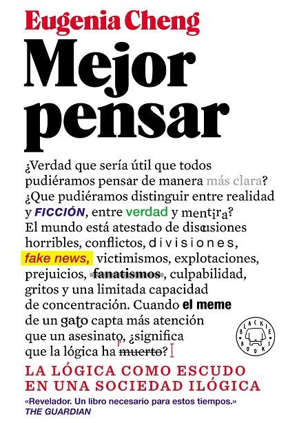 Mejor pensar | 9788418733451 | Cheng, Eugenia | Botiga online La Carbonera
