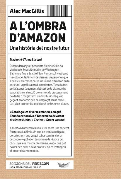 A l'ombra d'Amazon | 9788417339852 | MacGillis, Alec | Botiga online La Carbonera