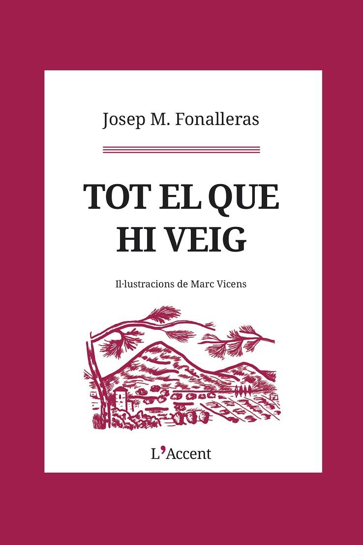 Tot el que hi veig | 9788412230765 | Fonalleras, Josep M. | Botiga online La Carbonera