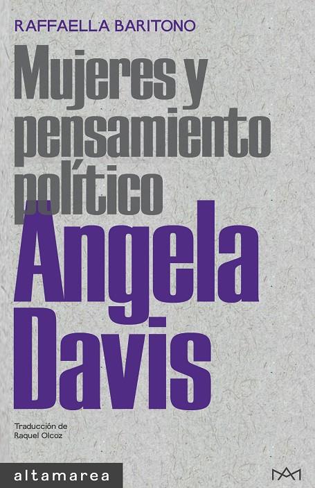 Angela Davis | 9788418481826 | Baritono, Raffaella | Botiga online La Carbonera