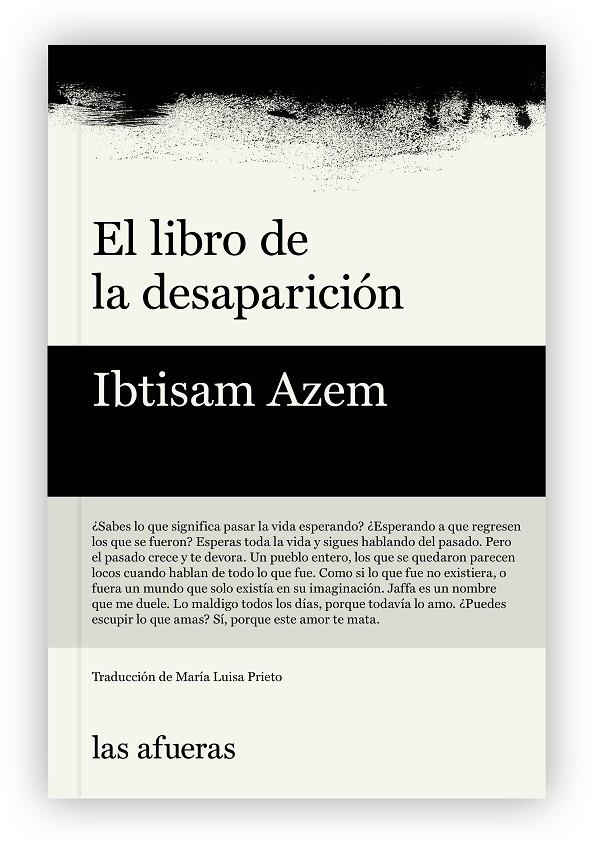 El libro de la desaparición | 9791399131123 | Ibtisam Azem | Botiga online La Carbonera