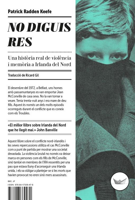 No diguis res | 9788417339470 | Keefe, Patrick Radden | Botiga online La Carbonera