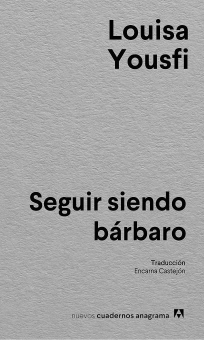 Seguir siendo bárbaro | 9788433927637 | Yousfi, Louisa | Botiga online La Carbonera