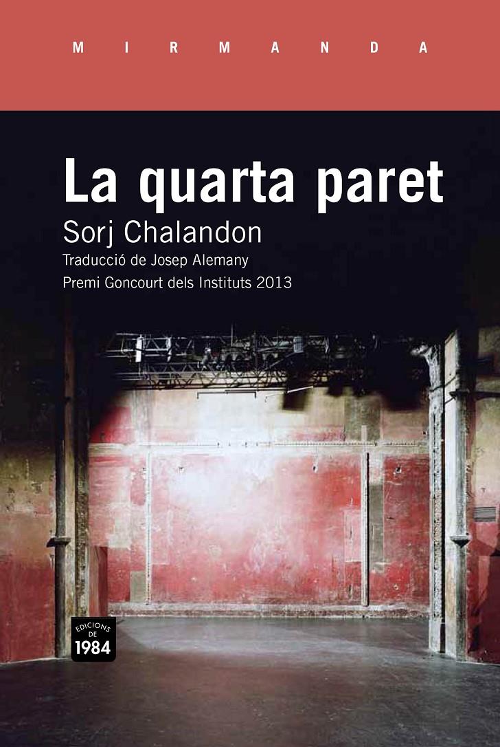 La quarta paret | 9788415835509 | Chalandon, Sorj | Botiga online La Carbonera