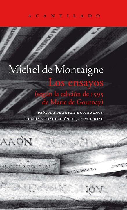 Los ensayos (estuche con tres volúmenes) | 9788418370625 | De Montaigne, Michel | Botiga online La Carbonera
