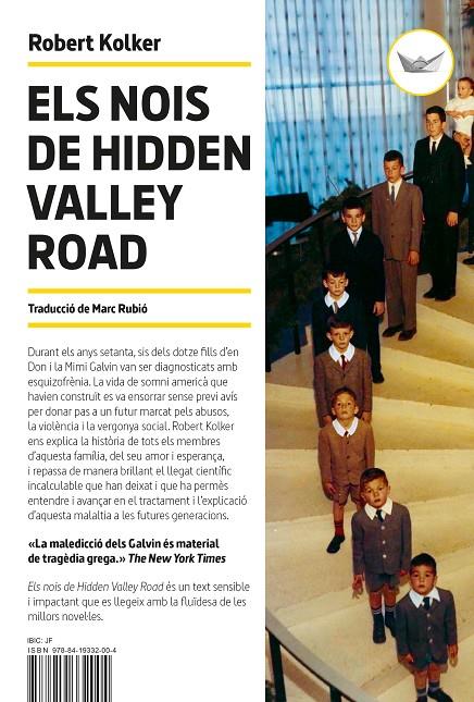 Els nois de Hidden Valley Road | 9788419332004 | Kolker, Robert | Botiga online La Carbonera