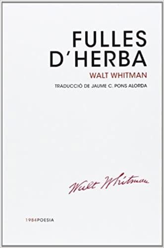 Fulles d'herba | 9788415835301 | Whitman, Walt | Botiga online La Carbonera