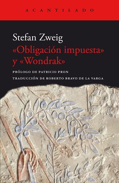 «Obligación impuesta» y «Wondrak» | 9788419036926 | Zweig, Stefan | Botiga online La Carbonera