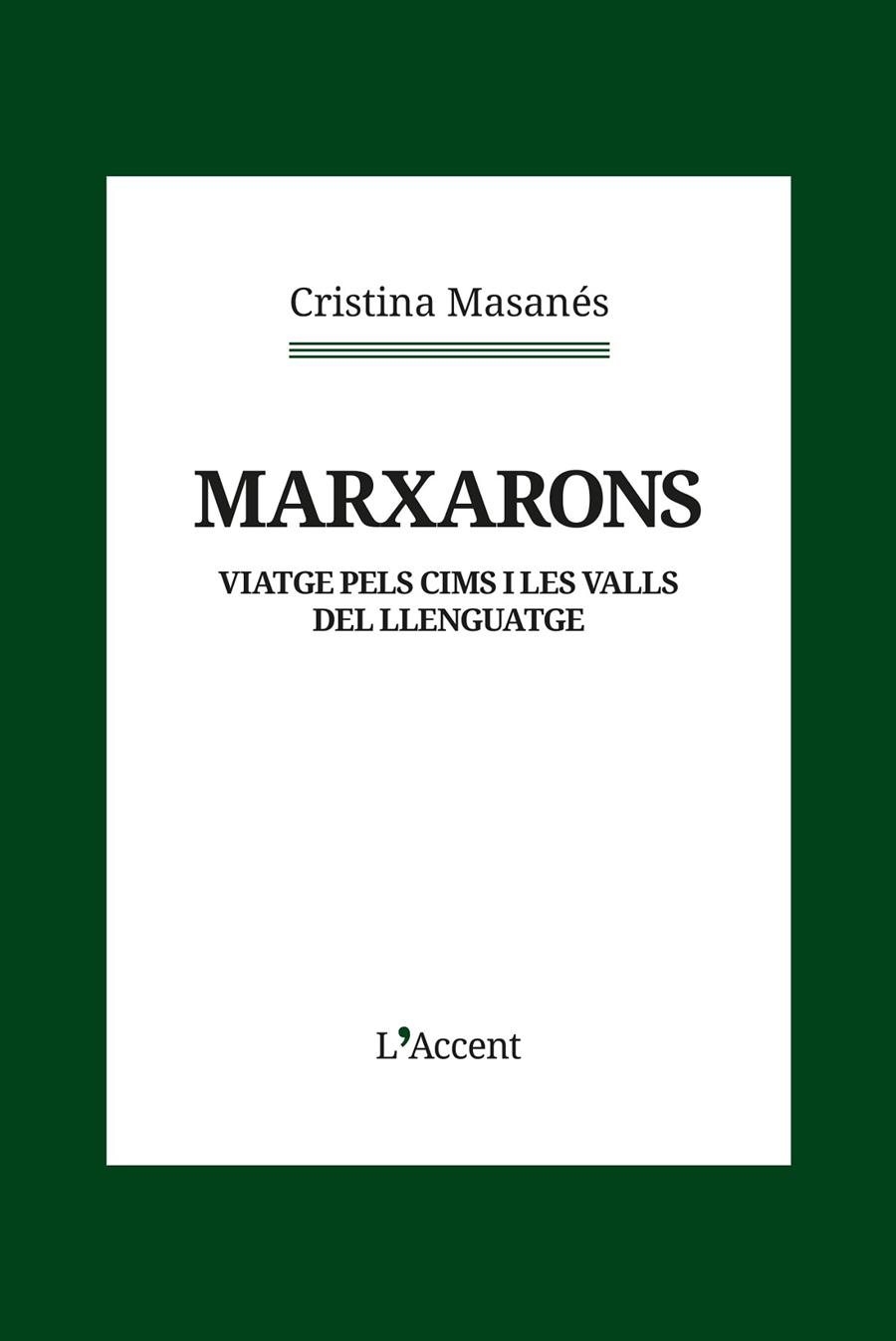 Marxarons | 9788418680434 | Masanés, Cristina | Botiga online La Carbonera