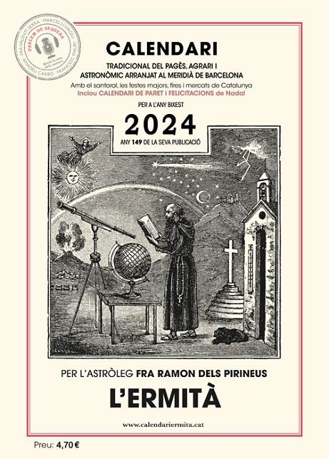 Calendari l'Ermità, 2024 | 9788412356649 | Varios autores | Botiga online La Carbonera