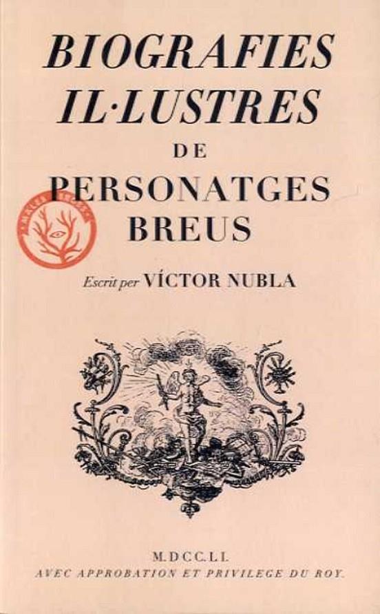 Biografies il·lustres de personatges breus | 9788412538403 | Nubla, Víctor | Botiga online La Carbonera