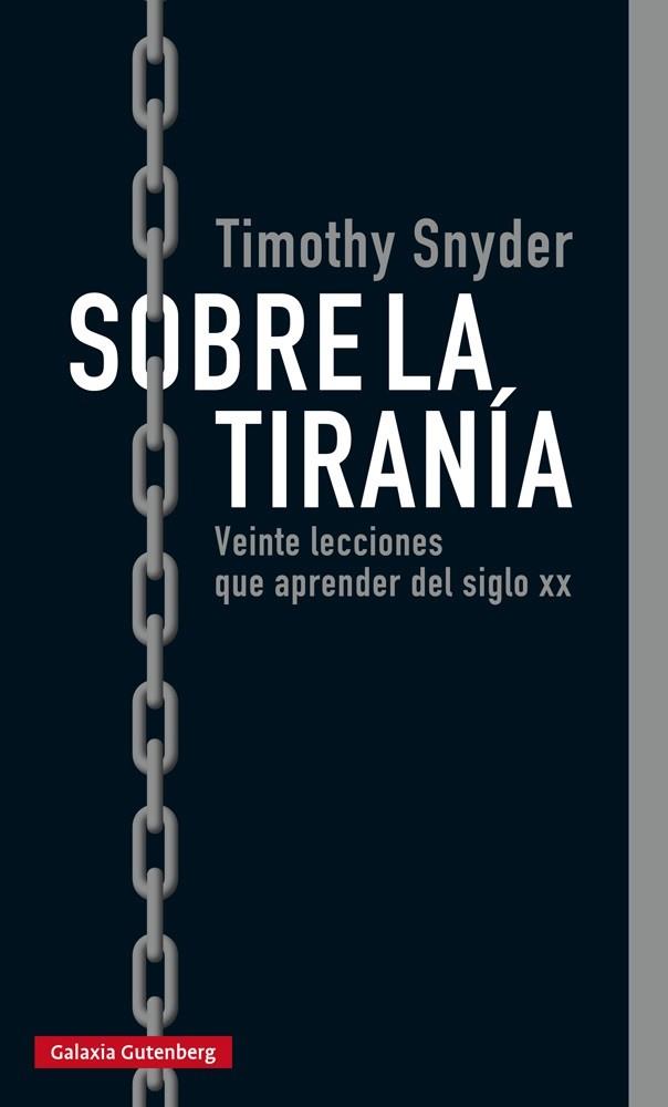 Sobre la tiranía | 9788416734979 | Snyder, Timothy | Botiga online La Carbonera