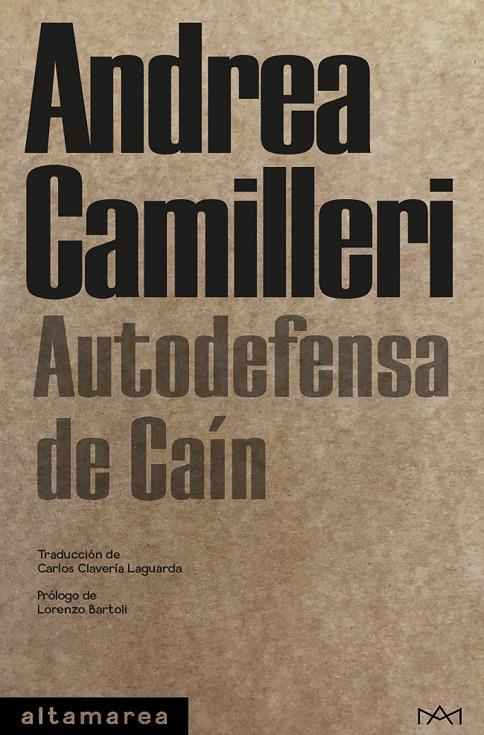 Autodefensa de Caín | 9788418481130 | Camilleri, Andrea | Botiga online La Carbonera