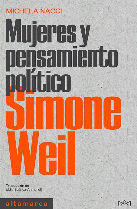 Simone Weil | 9788418481789 | Nacci, Michela | Botiga online La Carbonera