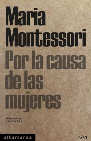 Por la causa de las mujeres | 9788412204254 | Montessori, Maria | Botiga online La Carbonera