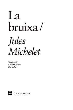 La bruixa | 9788416987610 | Michelet, Jules | Botiga online La Carbonera