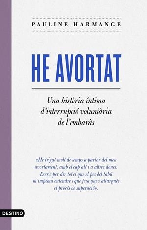 He avortat | 9788497103442 | Harmange, Pauline | Botiga online La Carbonera