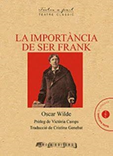 La importància de ser Frank | 9788494834325 | Wilde, Oscar | Botiga online La Carbonera