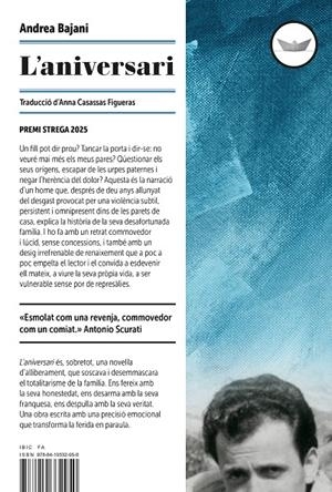 L'aniversari | 9788419332950 | Bajani, Andrea | Botiga online La Carbonera
