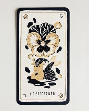 Làmina serigrafiada - Capricornio | 9999900018943 | Maria Queraltó Trullols | Botiga online La Carbonera