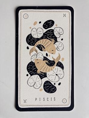 Làmina serigrafiada - Piscis | 9999900018998 | Maria Queraltó Trullols | Botiga online La Carbonera