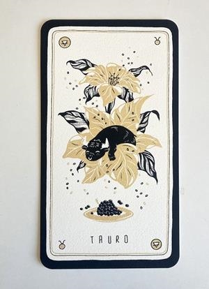 Làmina serigrafiada - Tauro | 9999900019001 | Maria Queraltó Trullols | Botiga online La Carbonera