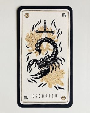 Làmina serigrafiada - Escorpio | 9999900019049 | Maria Queraltó Trullols | Botiga online La Carbonera