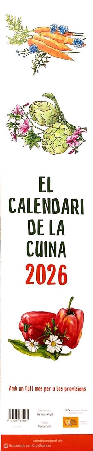2026 CALENDARI DE LA CUINA | 8437005675261 | Botiga online La Carbonera