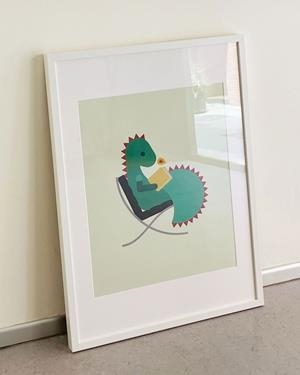 Lámina mitjana Drac Lletraferit | 9999900019407 | Clara Xarrié Studio | Botiga online La Carbonera