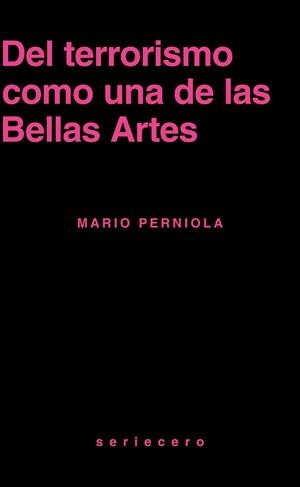 Del terrorismo como una de las Bellas Artes | 9788412895650 | Perniola, Mario | Botiga online La Carbonera