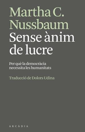 Sense ànim de lucre | 9791399136951 | Nussbaum, Martha | Botiga online La Carbonera