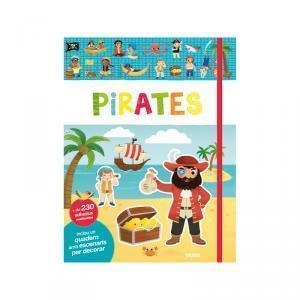 El meu primer llibre d'adhesius, pirates | 9782733870877 | Varios autores | Botiga online La Carbonera
